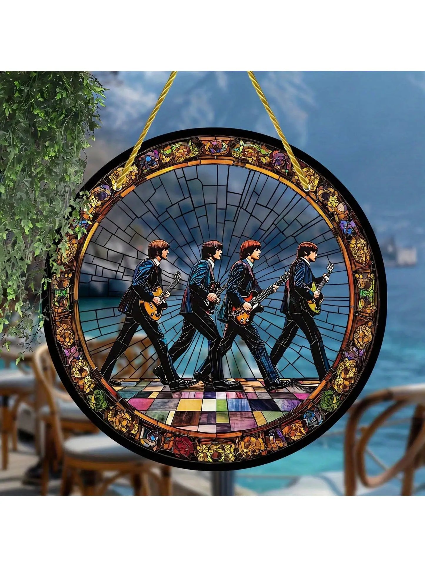 1pcs Music Legend Window Decoration, vivid indoor/outdoor decorations, unique birthday gifts for music enthusiasts,