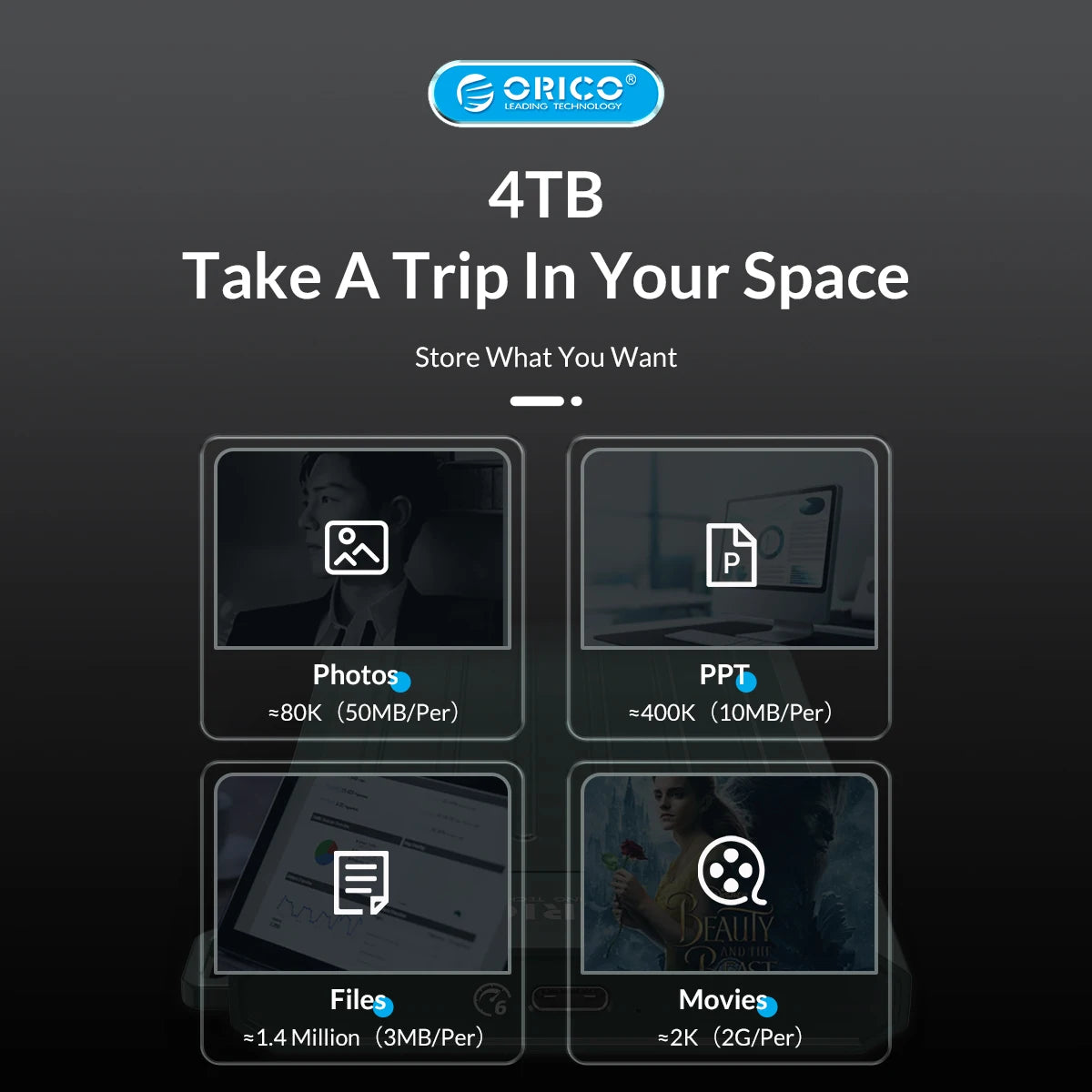 ORICO 2.5 inch HDD Enclosure External Hard Drive Case 5Gbps SATA to USB 3.0 HDD SSD case For PC Laptop 2.5'' SSD HDD Disk Box