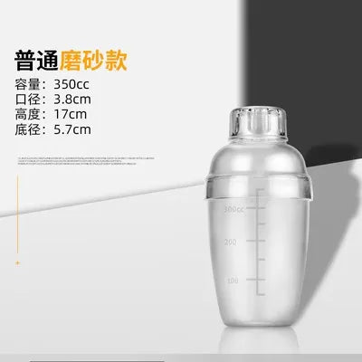 Stainless Steel Cocktail Shaker Set, Bar Tools, Bartender, Drink Stirrers, Transparent PC, Boston Shaker, 1L, 304