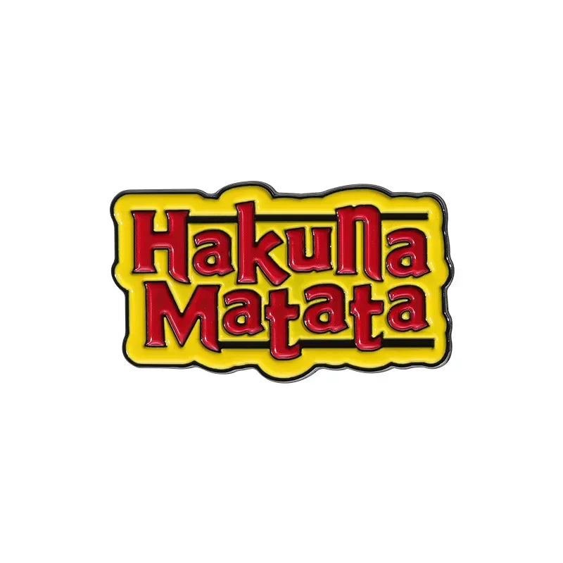 Cartoon Movie The Lion King Creative Enamel Pins Pig Pumbaa Timon Metal Brooches Lapel Badges Accessories Fans Gifts