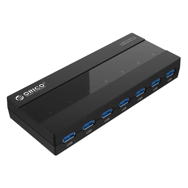 ORICO USB HUB Multi USB 3.0 Splitter,7 Ports USB 3.0 HUB,5Gbps, High Speed,OTG Adapter for PC,Computer Accessories,Macbook Pro