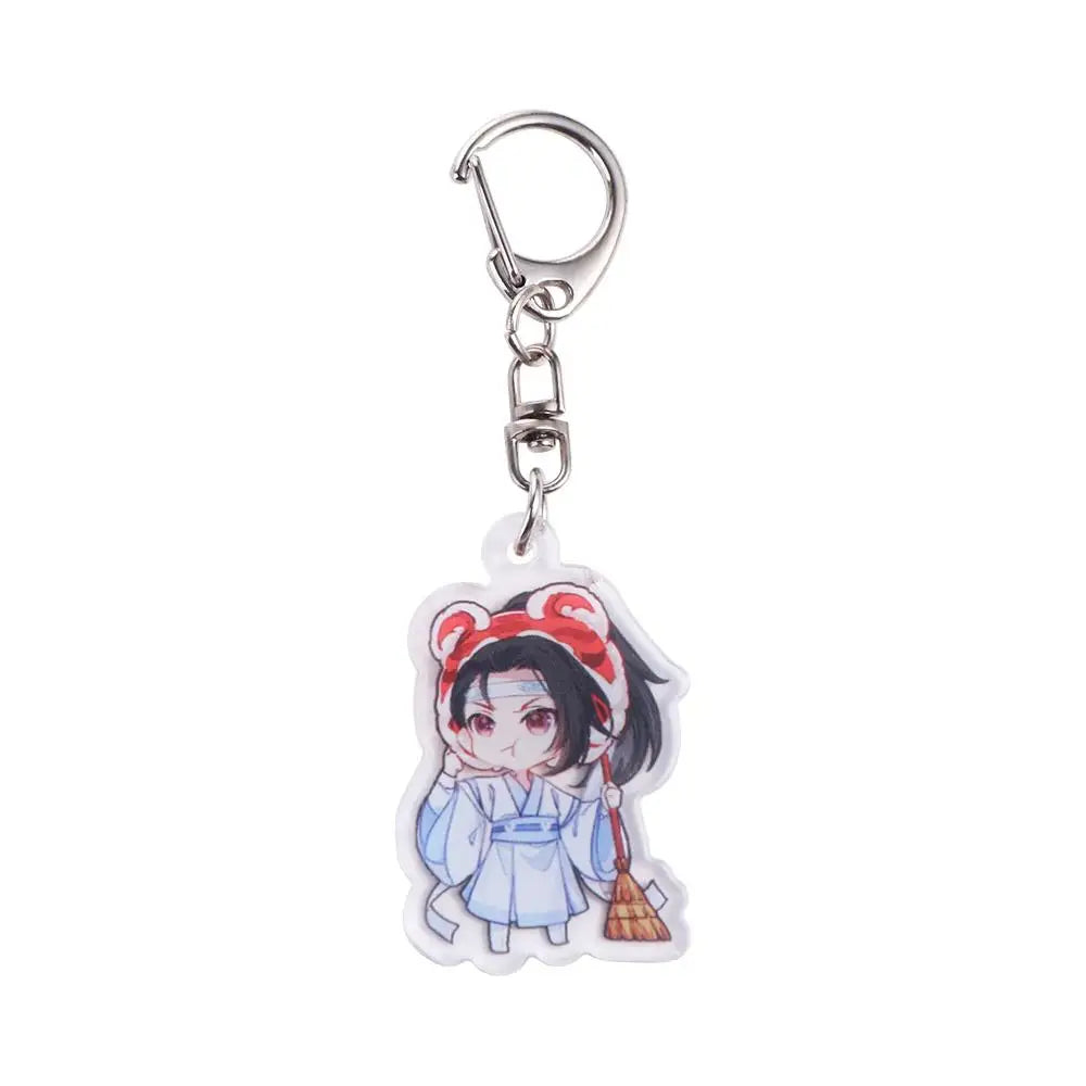 Mo Dao Zu Shi Mo Dao Zu Shi Keychain Wei Wuxian Anime BL Anime Acrylic Keyring Lan Wangji Cartoon