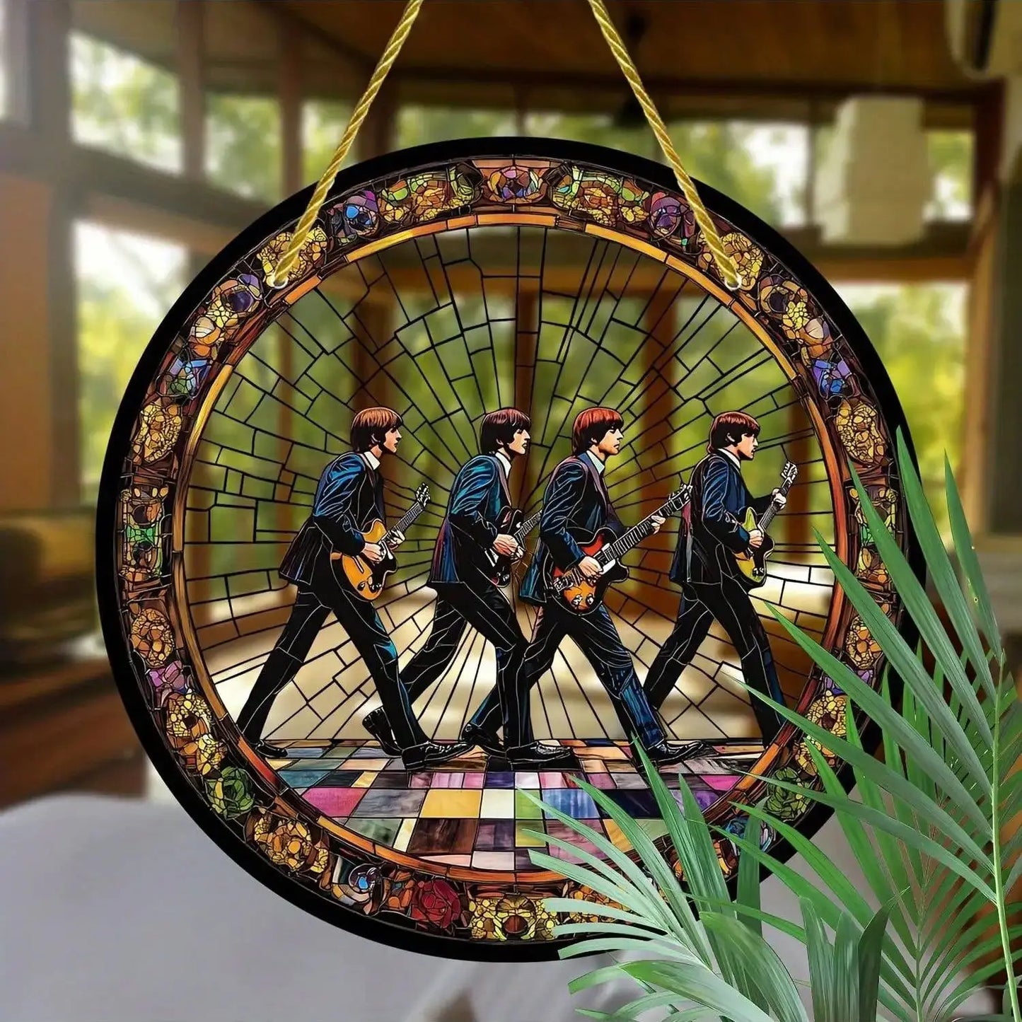 1pcs Music Legend Window Decoration, vivid indoor/outdoor decorations, unique birthday gifts for music enthusiasts,