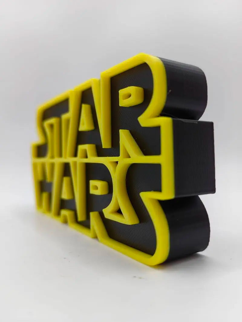 Star Wars Star Wars Logo 3D Font Standing Signboard Trendy Play High Aesthetic Decoration Model Toys