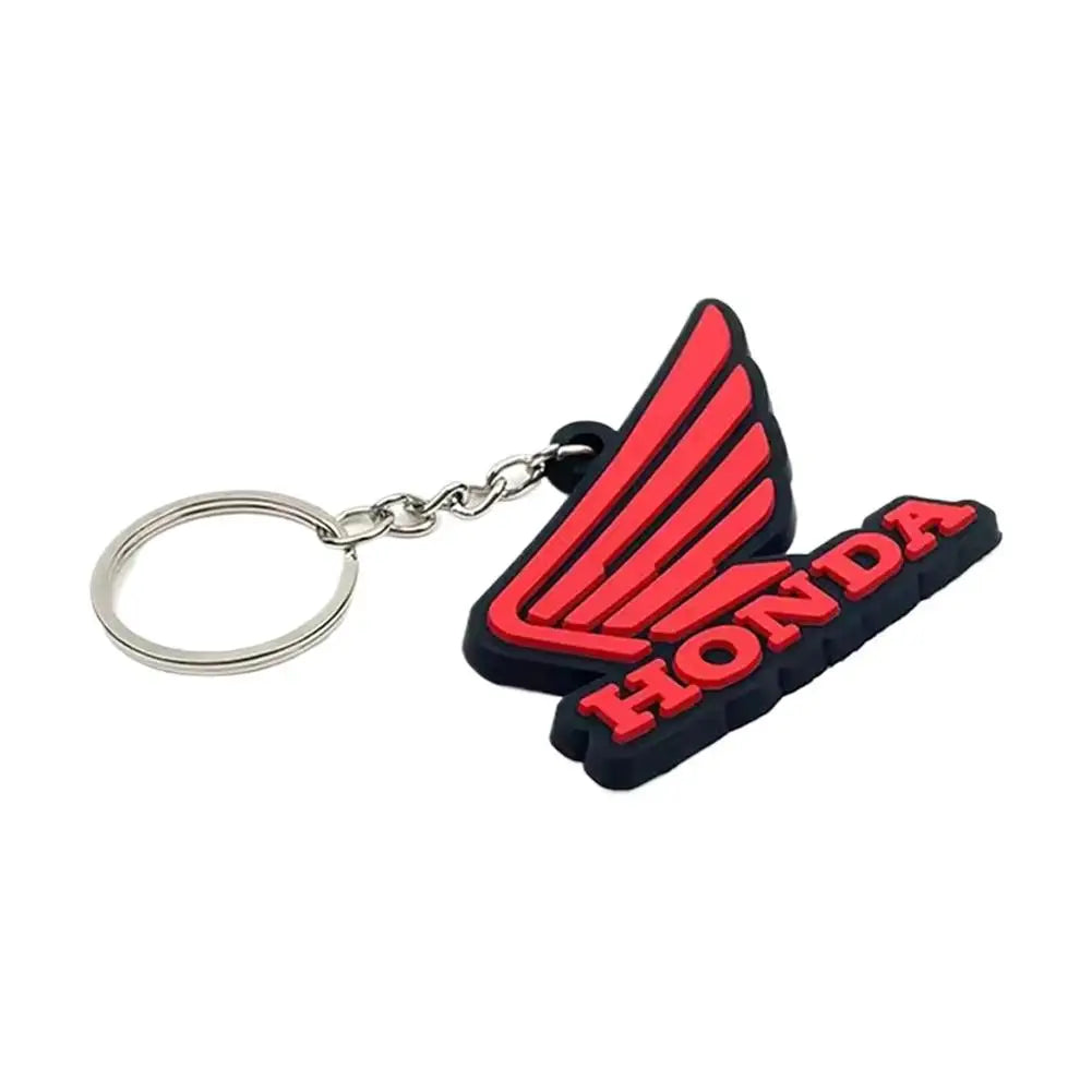 Motorcycle Keychain Rubber Keyring Logo Key Chain Small Gift Activities For Honda Motorcycle Keychain Accessories