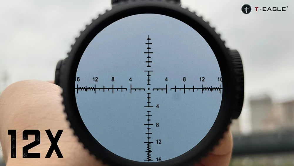 T-EAGLE ZS 3-12x44 FFP IR Rifle Scope Spotting Tactical Riflescope Strong Shockproof Air Gun Sight Hunting Optic Airsoft lunete