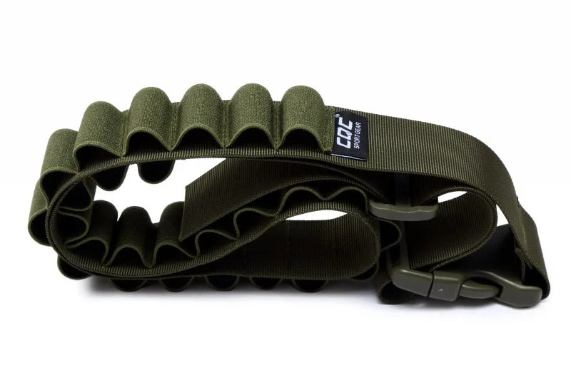 Tactical 27 Round Shotgun Bandolier Belt Adjustable 12 Gauge 12GA Shell Carrier Ammo Pouch Holder Waist Belt Hunting Accessories