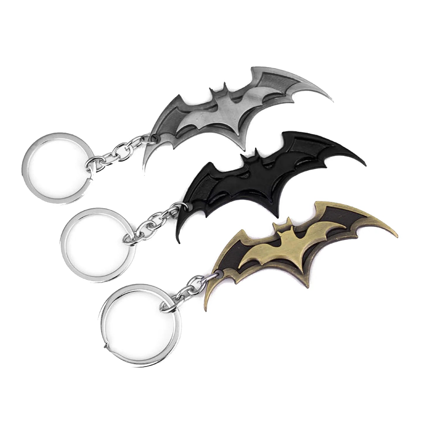 Batman Marvel anime keychain creative keychain high-end car couple keychain for men and women