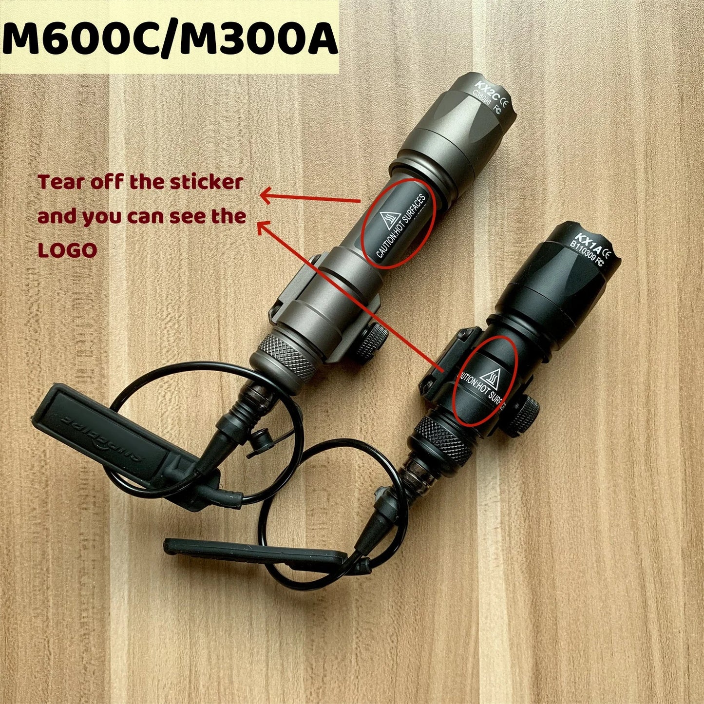 Tactical Surefir M300 M600B M600C Gun light Lanterna Rifle arma Flashlight Pistol Scout Light Torch Hunting Pictinny Rail