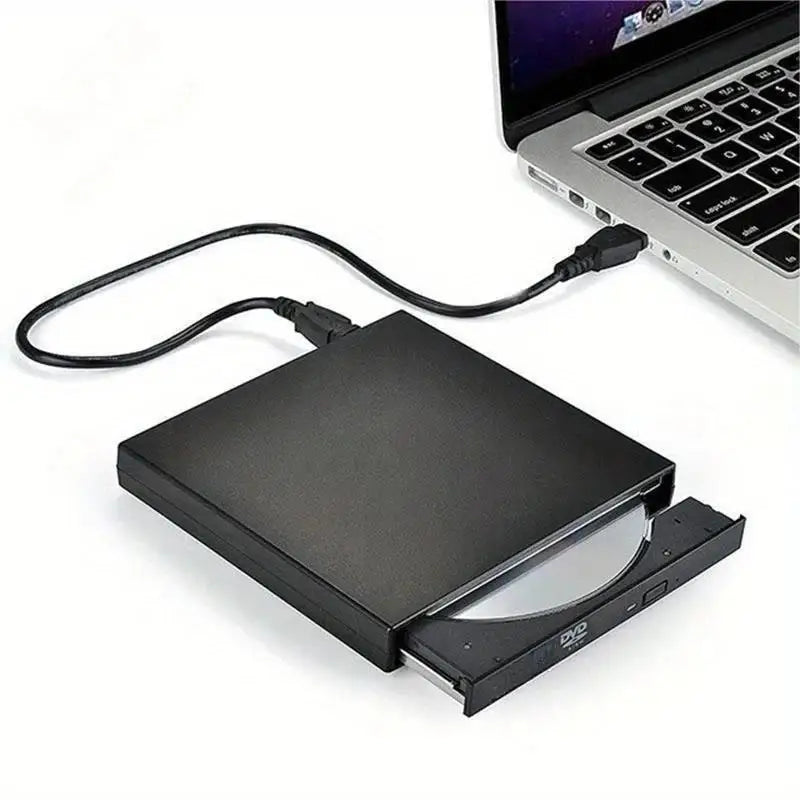 USB External CD DVD Reader CD/DVD Drive USB 2.0 External Disk Drive CD-ROM DVD-ROM Burner Player For Laptop Desktop DVD Burner
