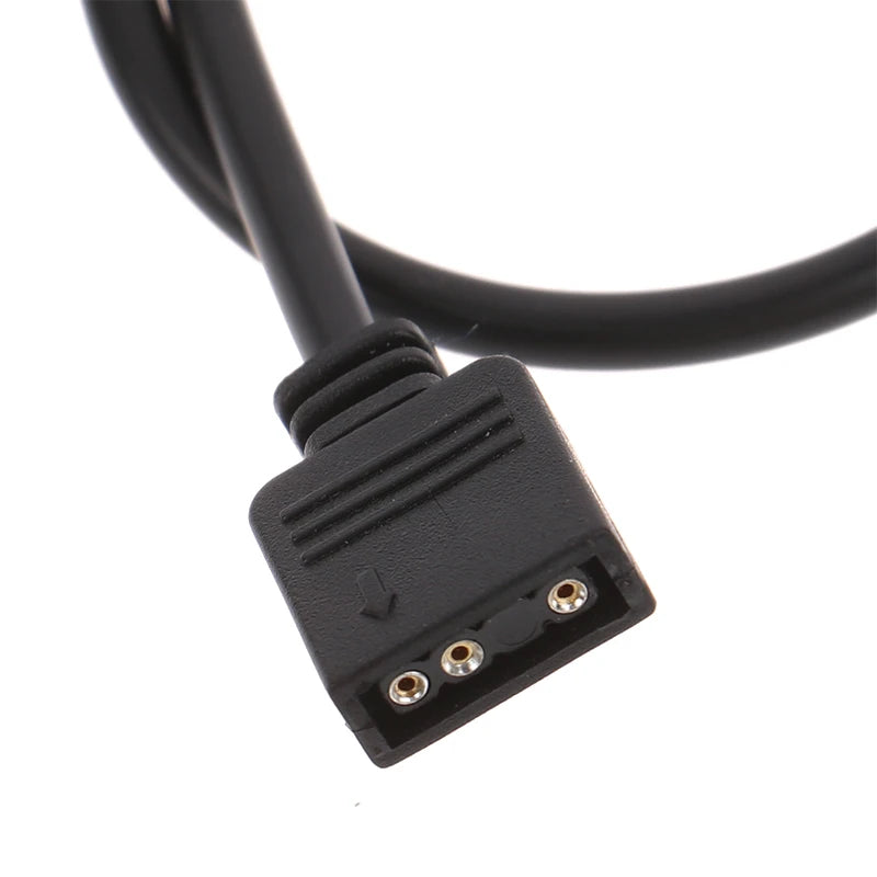 Motherboard RGB Adapter Conversion Cable 5V 3 Pin / 12V 4 Pin 30cm RGB Led Strip Light for PC Computer LED Light Strip Line