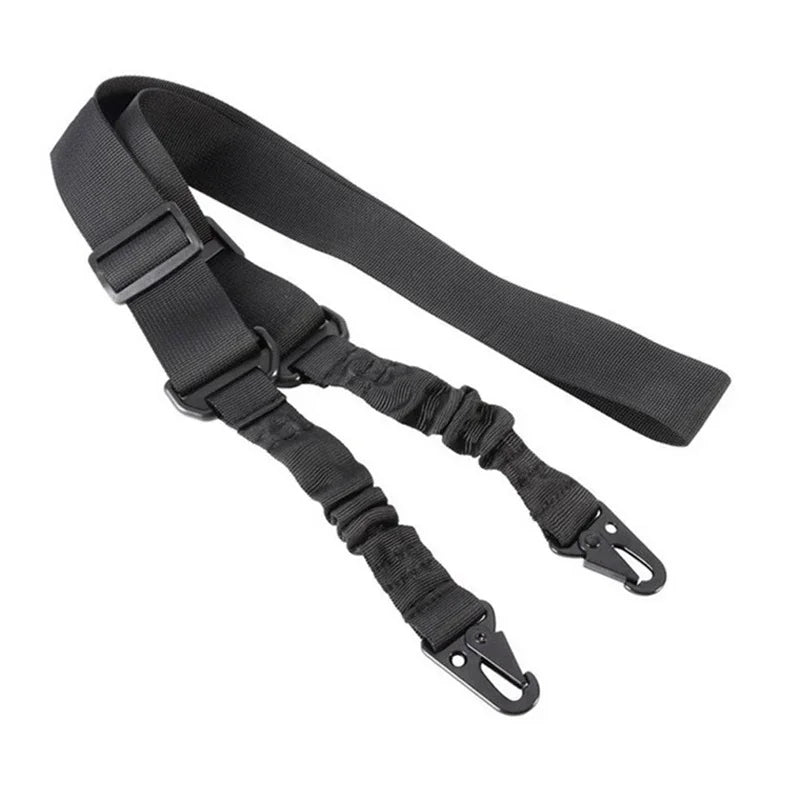 Military Tactical 2 Point Gun Sling Shoulder Strap Rifle Sling Airsoft Bungee Belt Mount Gun Rope Shooting Hunting Accessories