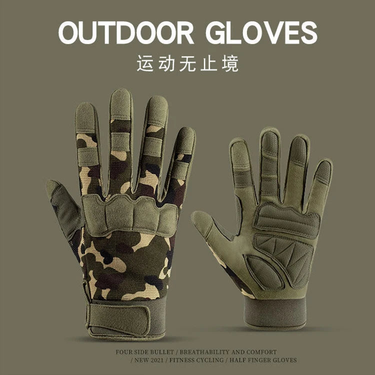 Tactical Gloves Touchscreen Sports Fitness Hunting Full Finger Hiking Gloves Protective Gear Special Gloves