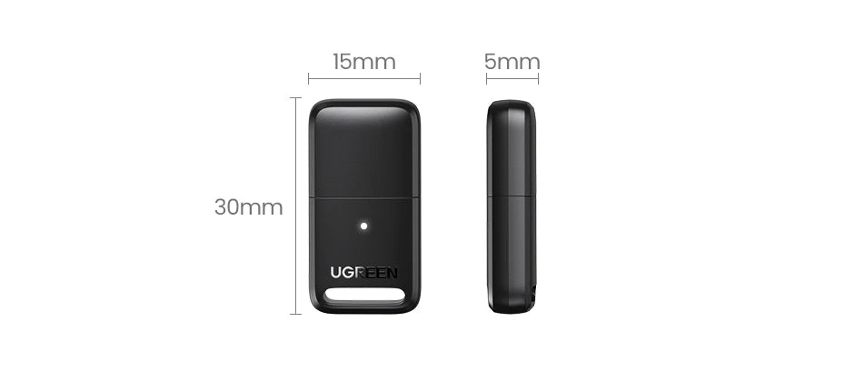 UGREEN 2 in 1 USB Bluetooth 5.4 Dongle Adapter for PC Speaker Wireless Mouse Music Audio Receiver Transmitter Bluetooth 5.0