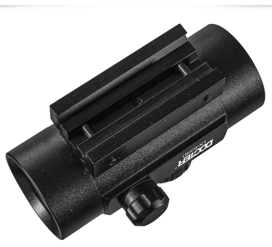 1x40 Riflescope Tactical Red Dot Scope Sight Hunting Holographic Green Dot Sight With 11mm 20mm Rail Mount Collimator Sight