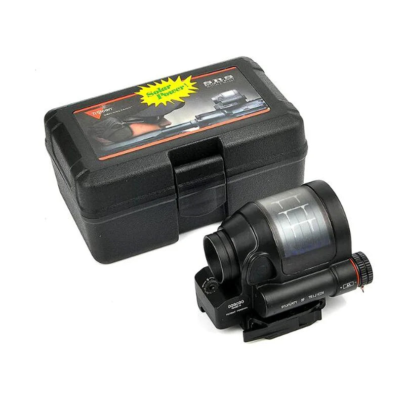 Tactical Solar Power System, SRS, 1X38, Red Dot Scope, Hunting Reflex Sight with QD Mount, Optics Rifle Scope