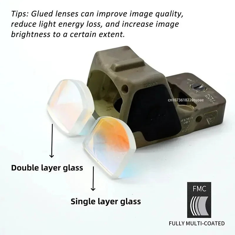 Tactical R-R HD Reflex Red Dot Sight For GLOCK Pistol Handgun Full Multi Coated Lenses Fit Rifle Airsoft Picatinny Rail Mount