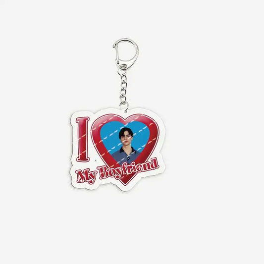 Rock Band Weezer Keychains for Accessories Bag Acrylic pat mikey matt brian Charm Keyrings Chains Jewelry Friends FANS Gifts