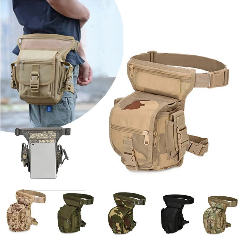 Tactical Leg Bag Men's Outdoor Waist Bag Sports Camping Hike Hike Multipurpose Saddle Bag Multipurpose Utility Bag