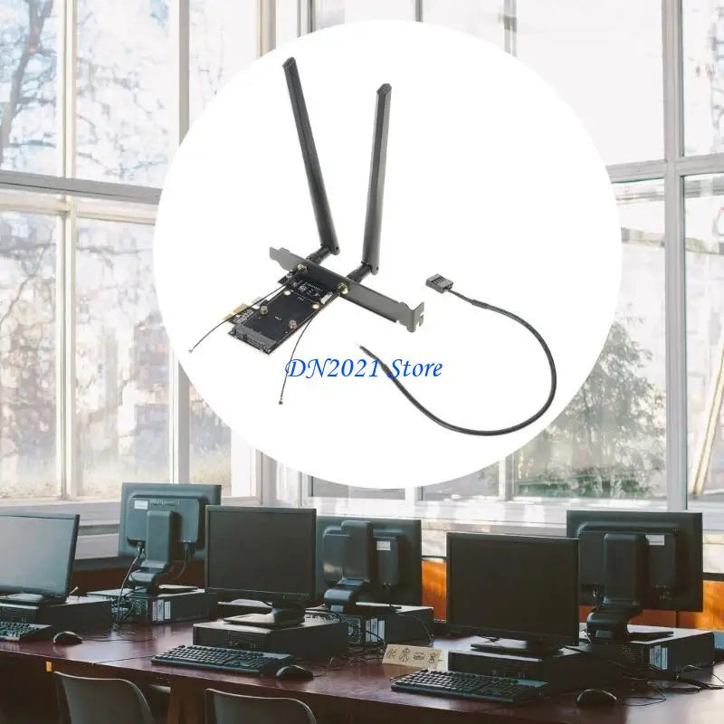 F3KE High-Quality Mini PCI-Express to PCIE Adapter Perfect for Desktop Computers