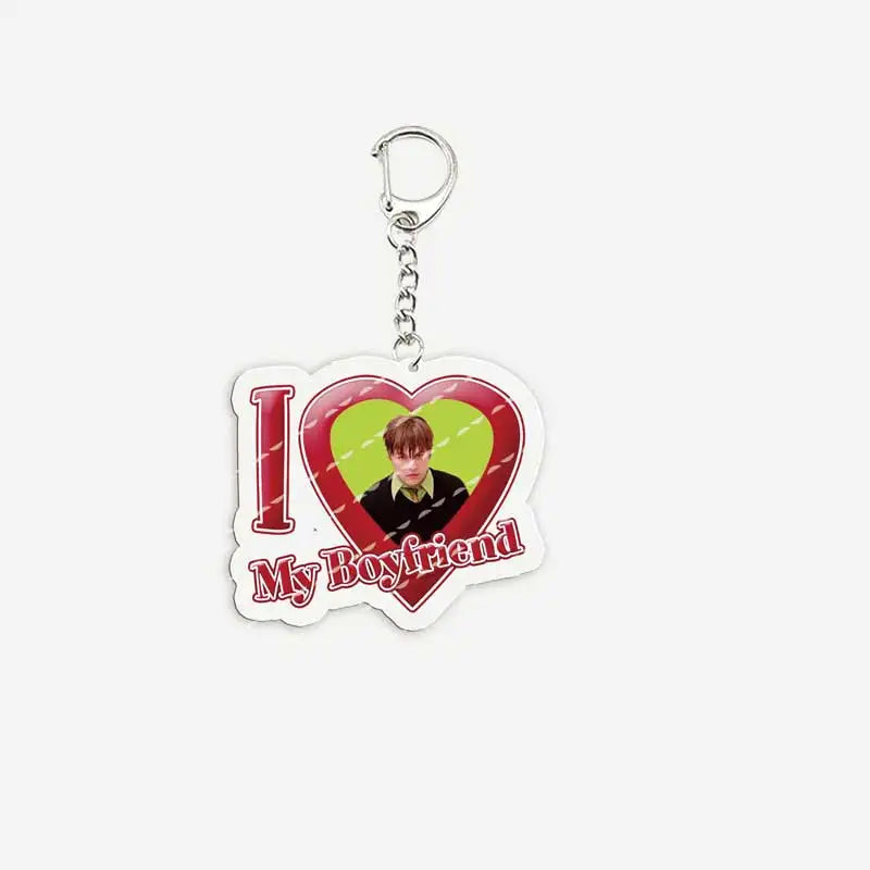 Rock Band Weezer Keychains for Accessories Bag Acrylic pat mikey matt brian Charm Keyrings Chains Jewelry Friends FANS Gifts