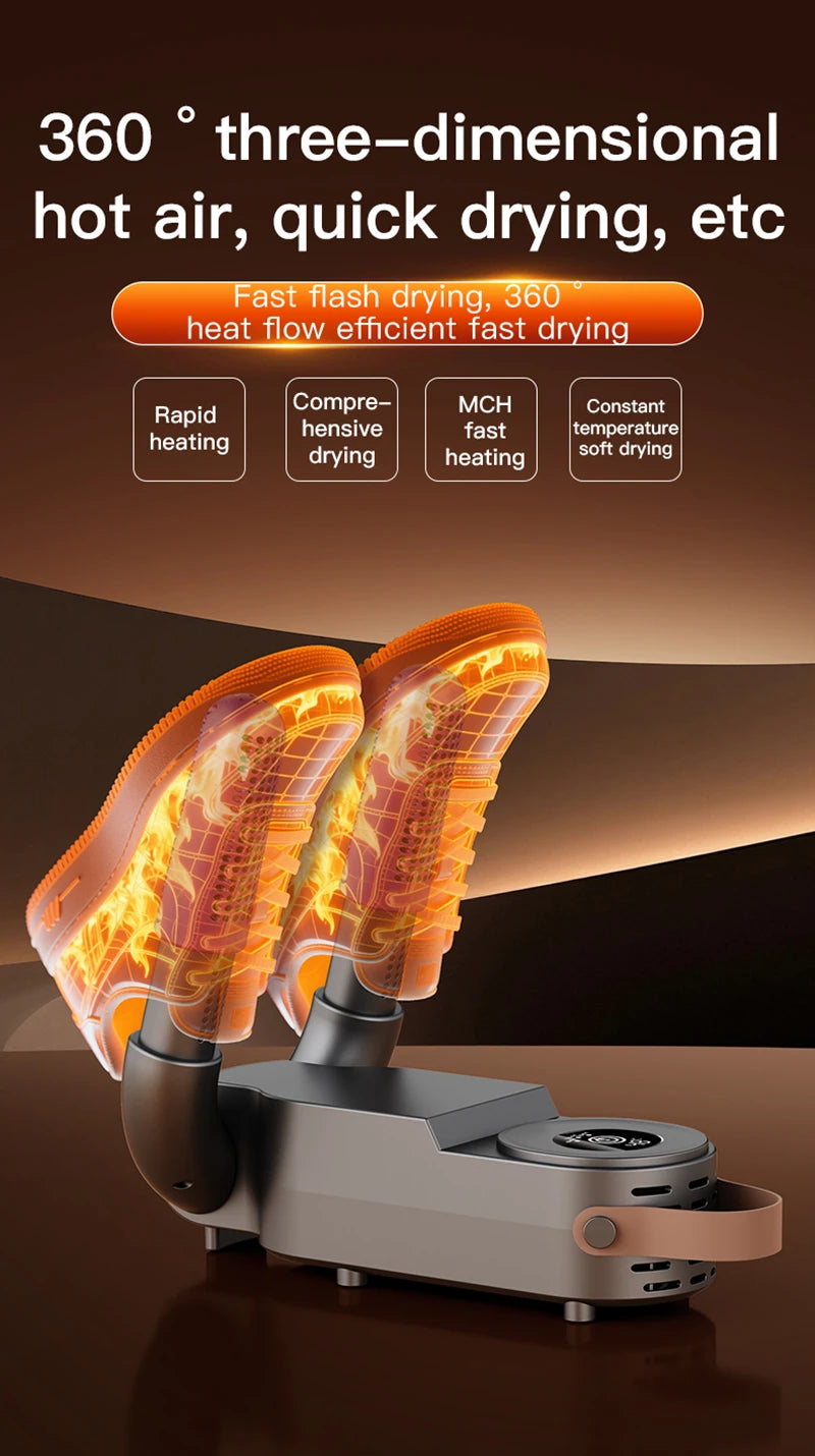 Xiaomi Intelligent Shoe Dryer With Both Dry And Wet Functions Deodorizing And Timed Design Foldable And Quick Drying Shoe Dryer