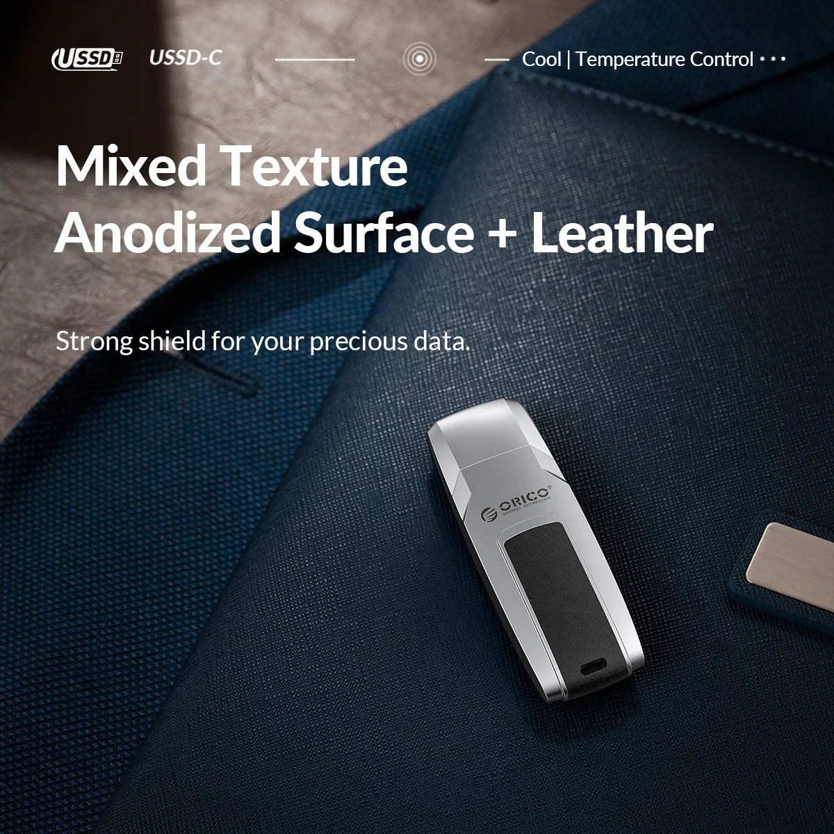 ORICO USSD Solid State U Disk 520MB/S Pen Drive Metal USB Flash Drive Type C 1TB 64GB 128GB 256GB Ultra High Speed Pendrives