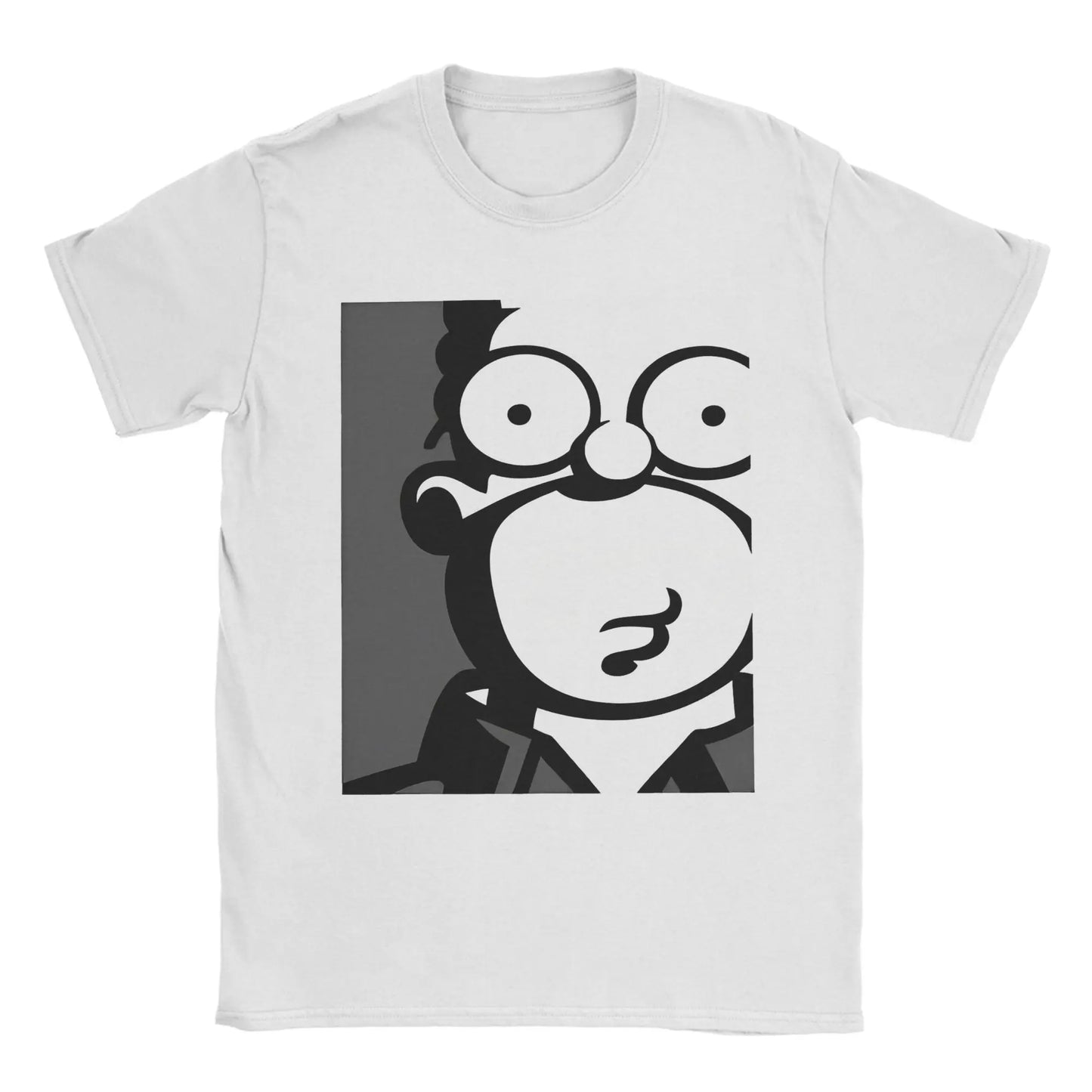 Men Homer Simpsons Funny T Shirts  Pure Cotton Tops Leisure Short Sleeve Crewneck Tee Shirt Plus Size T-Shirts