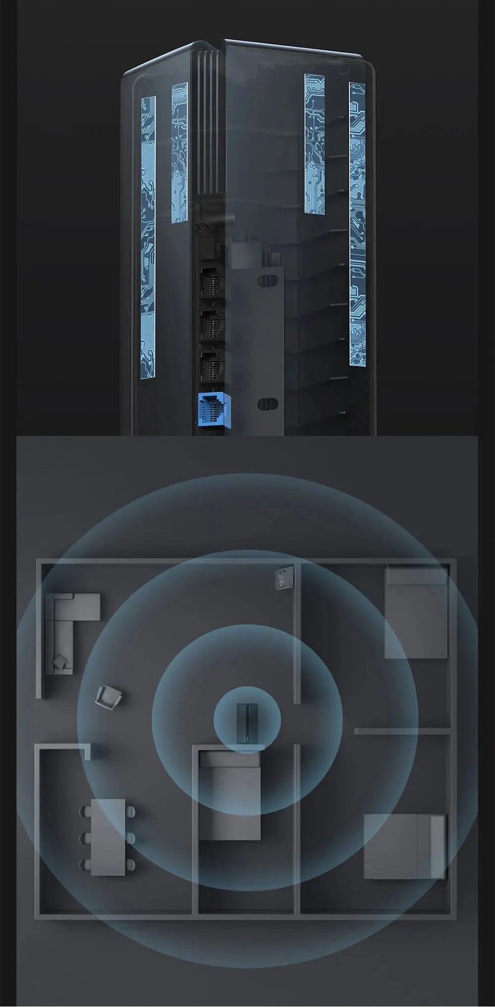 Xiaomi Router AX3000 Mesh Wifi6 2,4G 5,0 GHz Full Gigabit 5G WiFi repetidor 4 antenas extensor de red enrutadores de malla