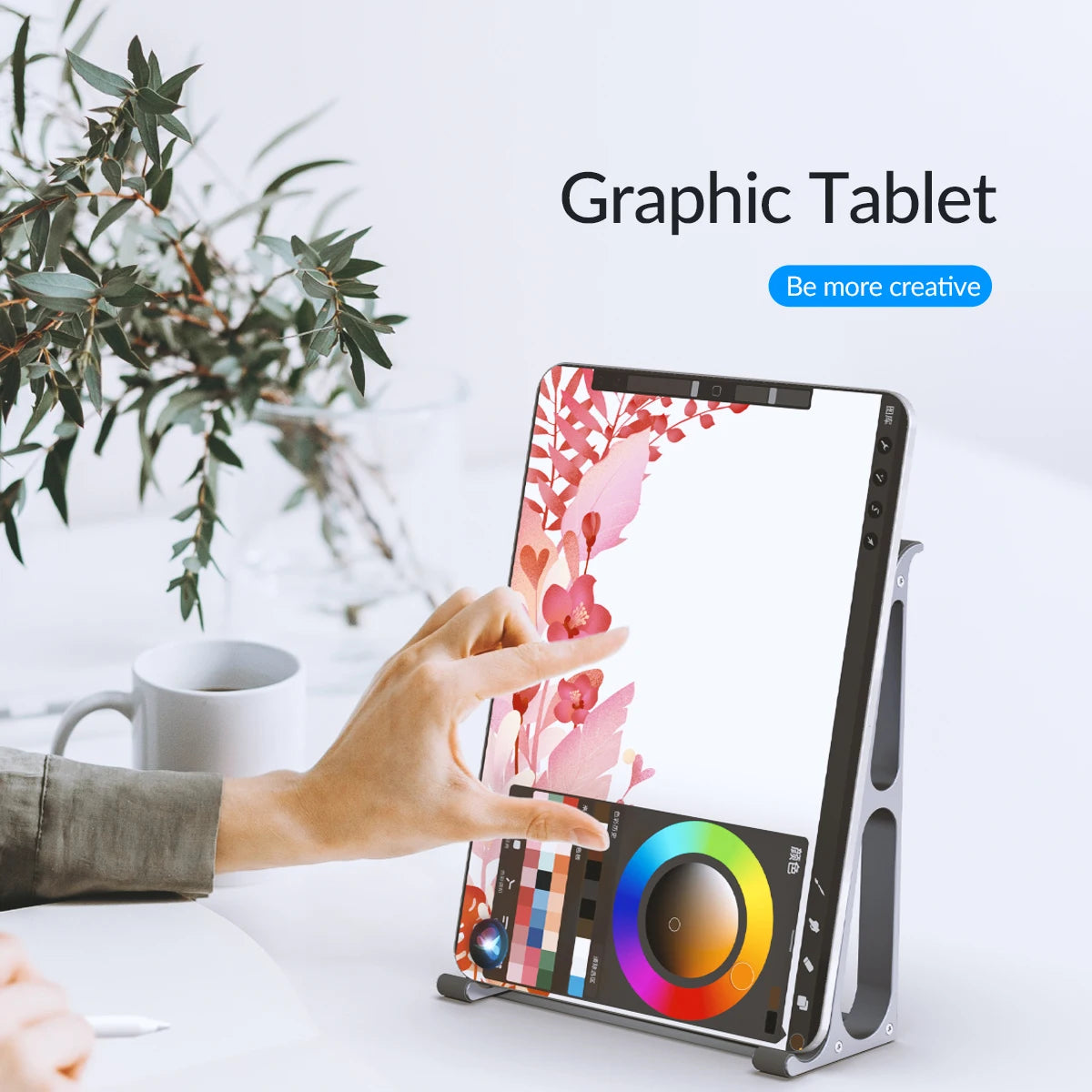 ORICO Laptop Stand for 13-17.4 Inch Macbook Air Pro Foldable Aluminum Vertical Notebook Stand Support Macbook Tablet Phone Stand