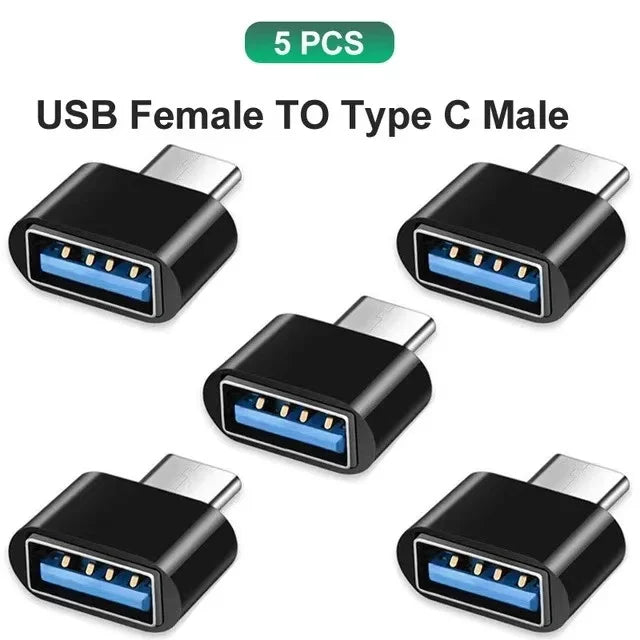 Type C to USB Adapter 3.0 USB-C 3.1 Male OTG A Female Data Connector For MacBook Pro iPad Mini 6/Pro MacBook Air Type C Devices