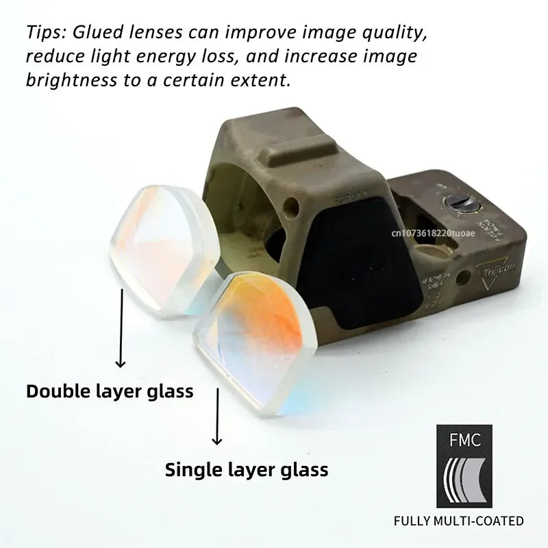 Tactical R-R HD Reflex Red Dot Sight For GLOCK Pistol Handgun Full Multi Coated Lenses Fit Rifle Airsoft Picatinny Rail Mount