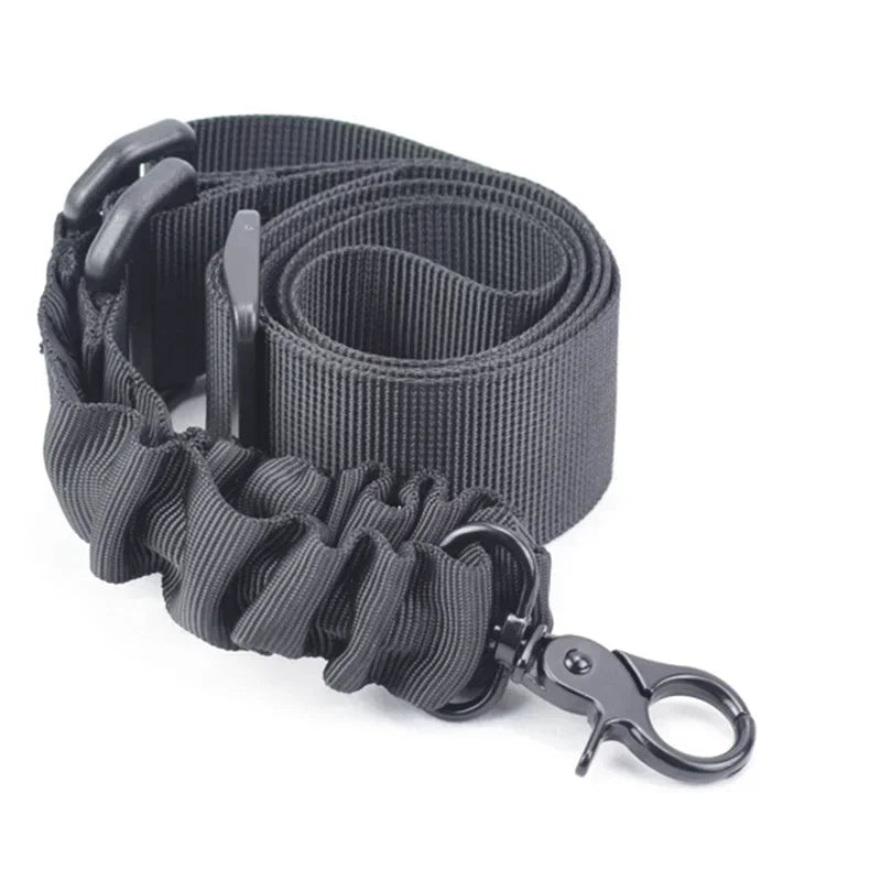 Tactical Single Point Gun Sling Shoulder Strap Rifle Rope Belt with Metal Buckle Shotgun Hunting AR 15 Accessories Airsoft Gear