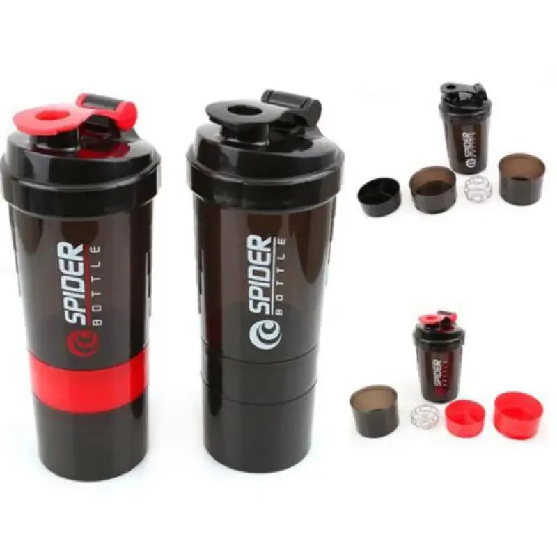 600ml Useful Plastic Sport Gym Protein Powder Shaker Mixer Cup Bottle