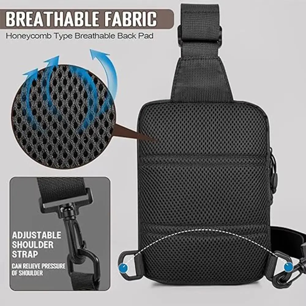 Adjustable Sports Vest Bag Water Resistant Multi-functional Outdoor Chest Bag Lightweight Oxford Cloth Running Vest Bag Women