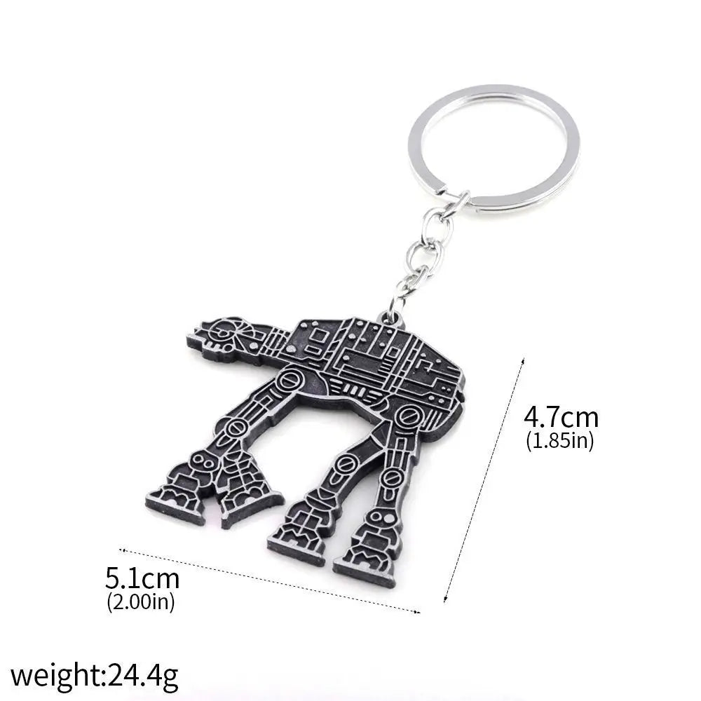 Star Wars Keychain Cartoon Millennium Falcon Spaceship Keyring Pendant Metal Bottle Opener Accessories Fans Gifts Toy