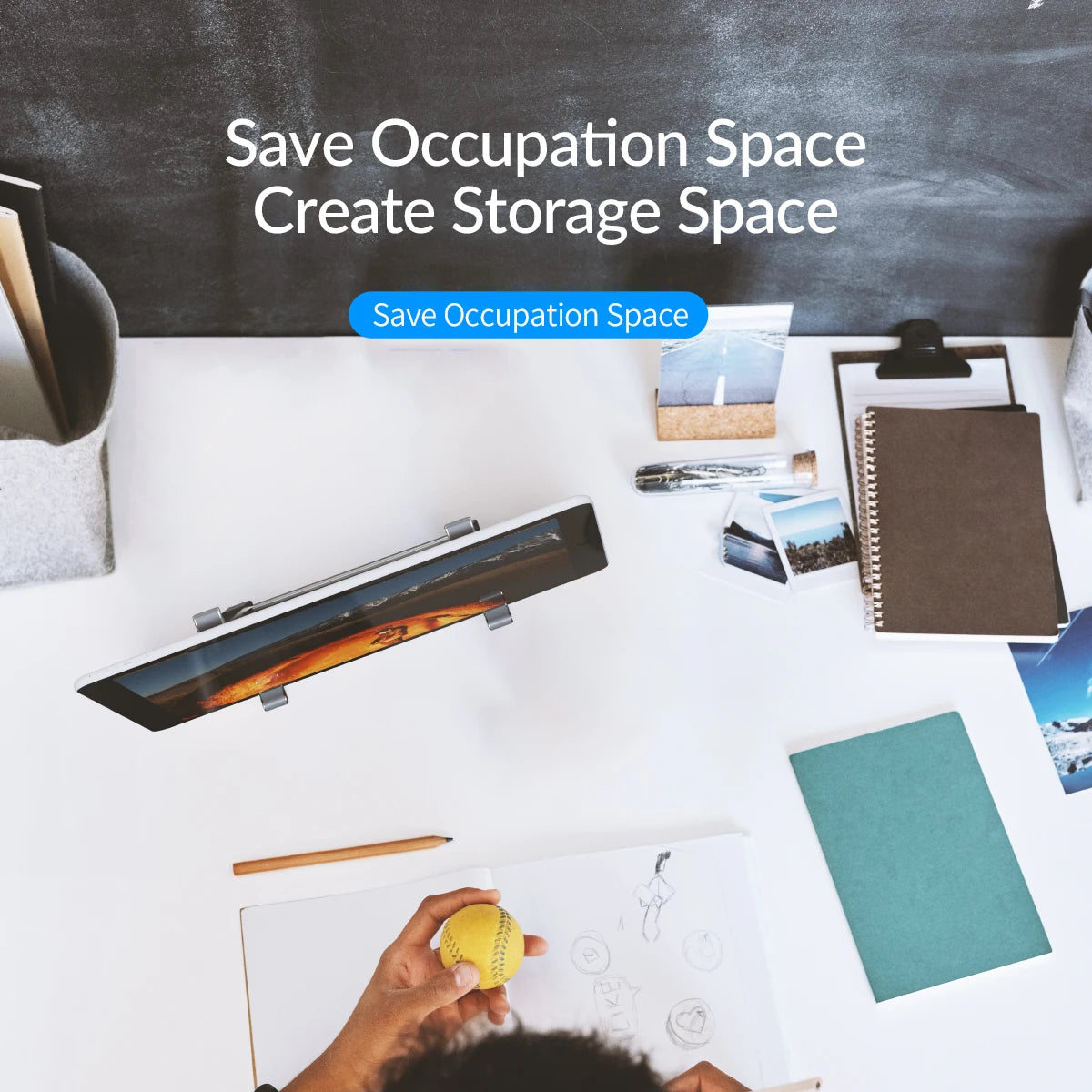 ORICO Laptop Stand Monitor Stand Portable Detachable Computer Stand Desktop Tablet Holder for 13-17.4 Inch Laptop Accessories