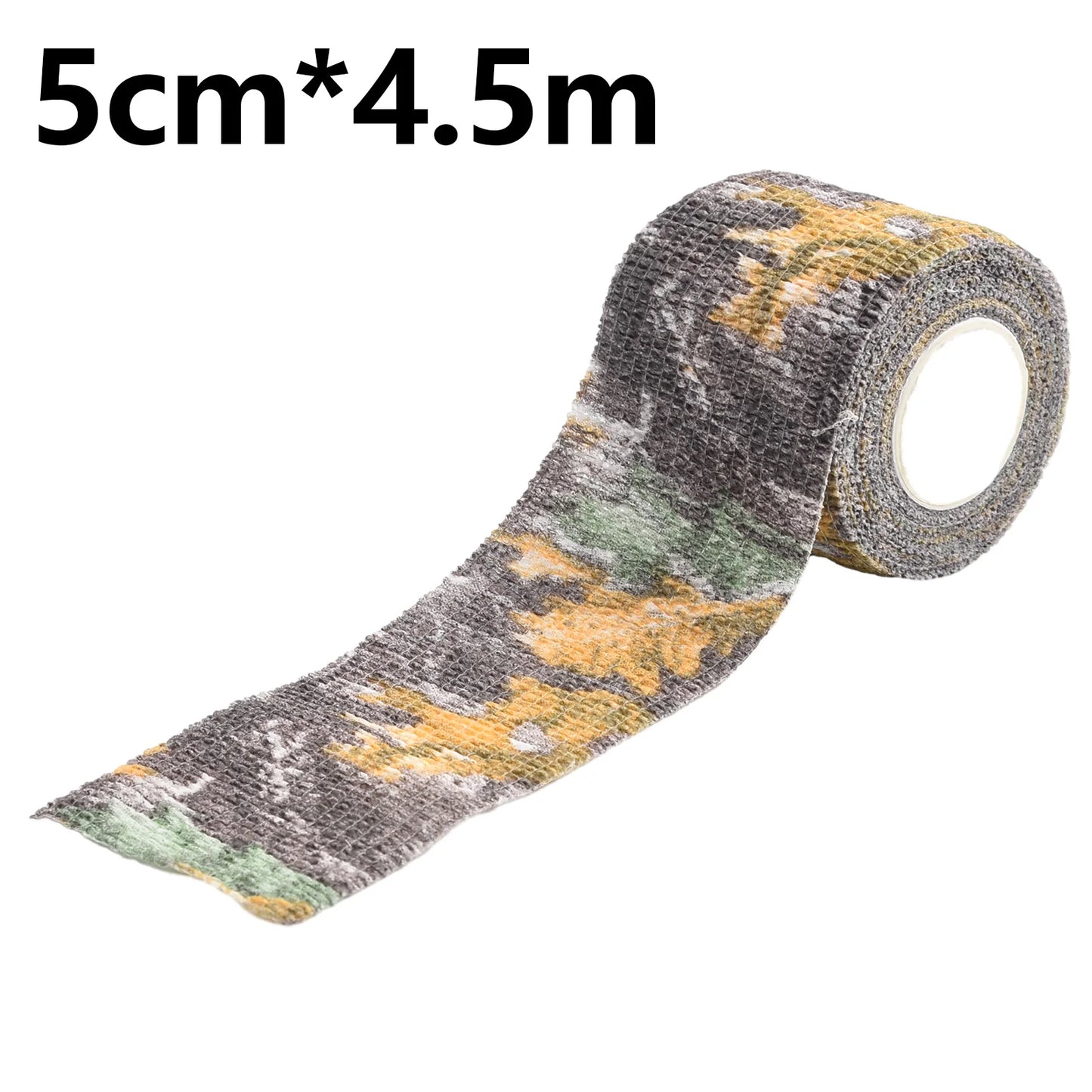 Hand Tool Camo Form Reusable Self Cling Camo Hunting Rifle Provide Insulation Fabric Tape Wrap Polyester Camouflage Equipment