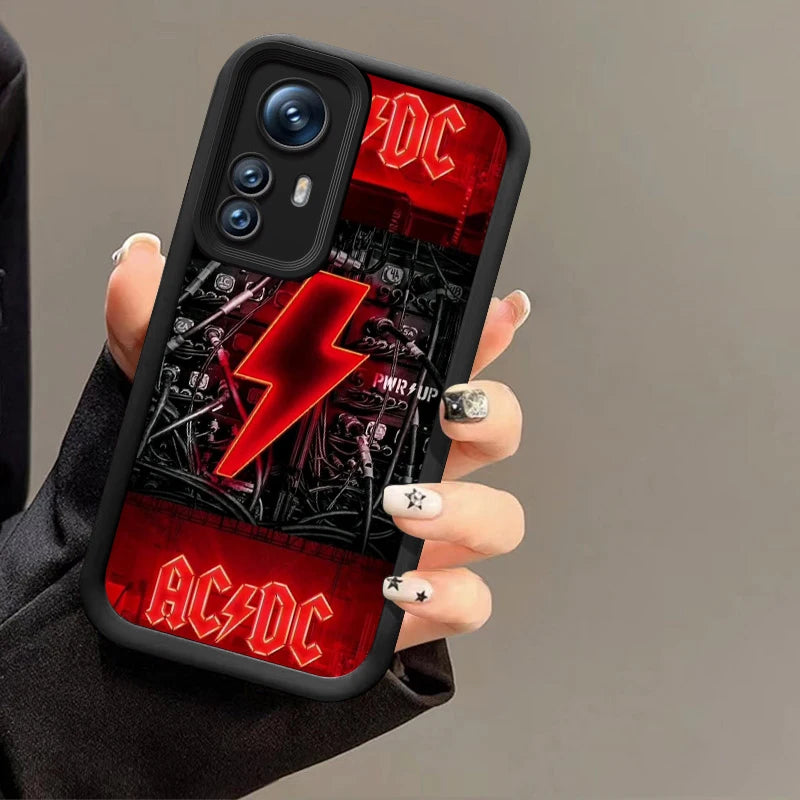 Rock Band A-Ac Music D-Dc Phone Case For Xiaomi 11 12 13 Lite 12T 13T 14T Pro Redmi A1 A2 Plus A3 9A 9C 9T 10C 12C 13C 5G 14C