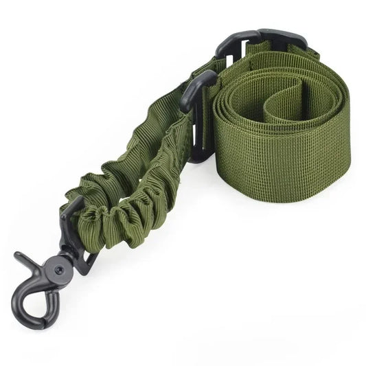 Tactical Single Point Gun Sling Shoulder Strap Rifle Rope Belt with Metal Buckle Shotgun Hunting AR 15 Accessories Airsoft Gear