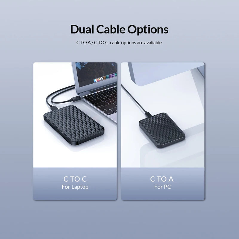 ORICO 2.5 inch HDD Enclosure External Hard Drive Case 5Gbps SATA to USB 3.0 HDD SSD case For PC Laptop 2.5'' SSD HDD Disk Box