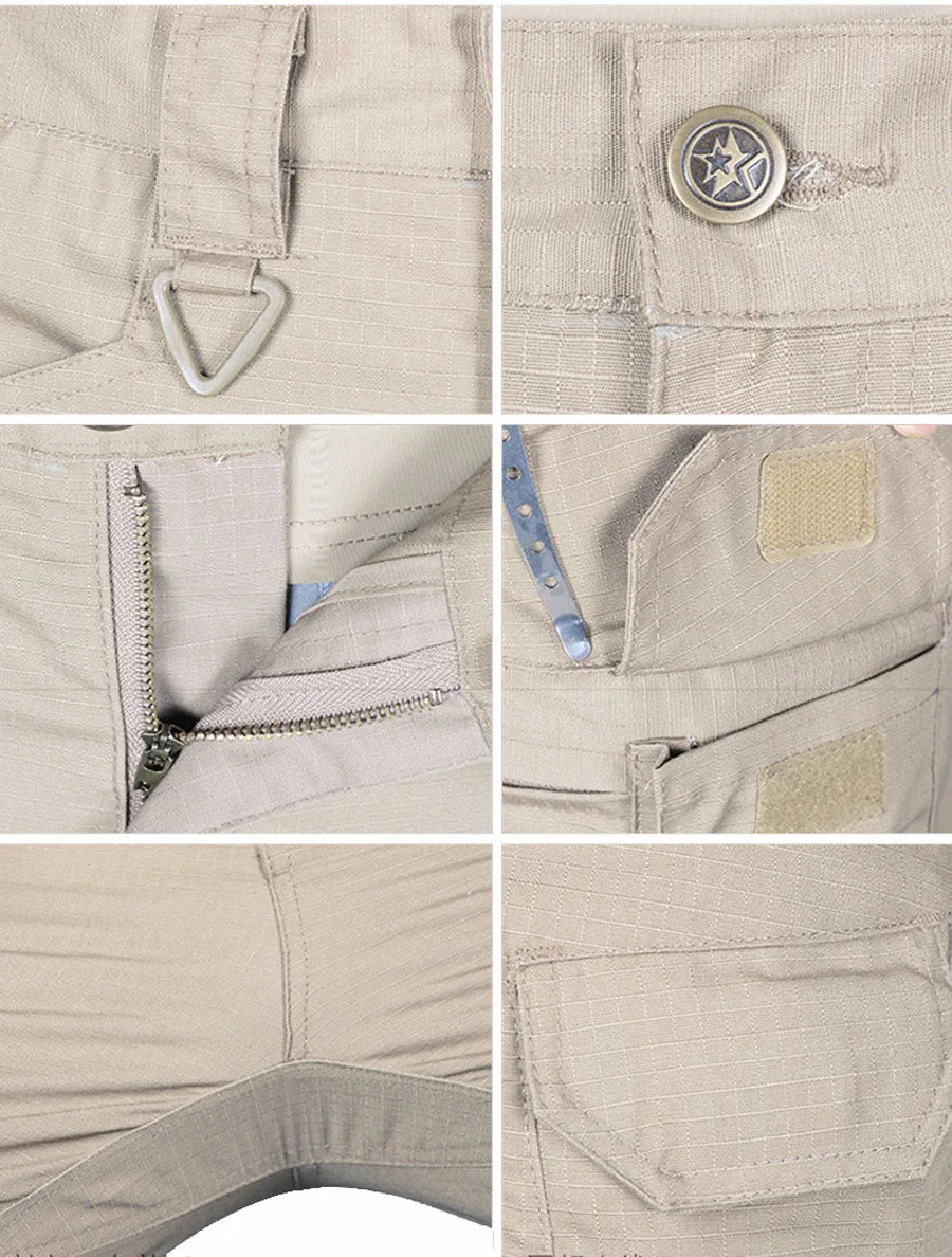 Tactical Pants Men 2024 Summer Outdoor Hiking Lightweight Trousers Elasticity Hunt Quick Dry Cargo Bottoms Multiple Pockets Pant
