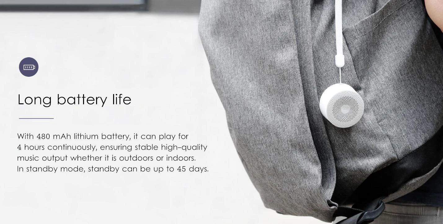 Original Xiaomi AI Portable Version Wireless Bluetooth Speaker Smart Voice Control Handsfree Bass Speaker For Smart Home Life