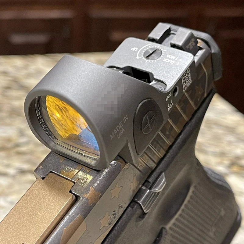 Airsoft-Tactical S-R-O Red Dot Sight, Super Bright, Can Be Used under Strong Light Environment, Small Parallex Clear Lens