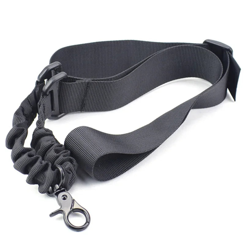 Tactical Single Point Gun Sling Shoulder Strap Rifle Rope Belt with Metal Buckle Shotgun Hunting AR 15 Accessories Airsoft Gear
