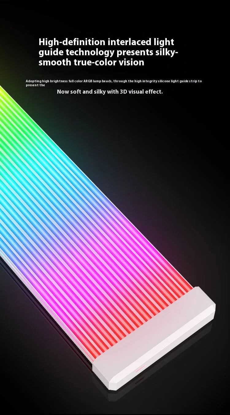 5V 3Pin ARGB Sync PC Cable 8/24PIN Motherboard Power Extension Cable Flexible LED Strip Light DIY Kit for Computer Power Supply