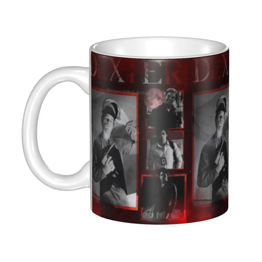 Customized Dexter Morgan Mugs DIY Movie Ceramic Milk Tea Coffee Cup
