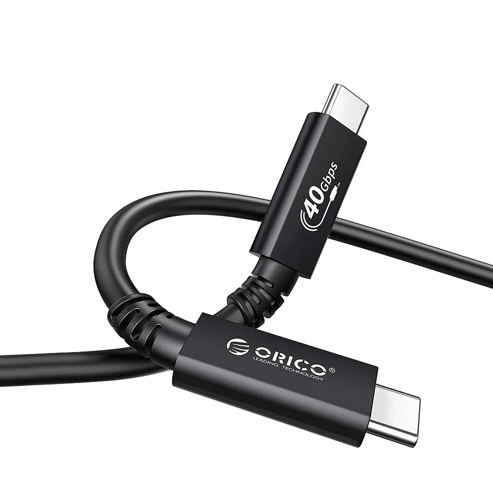 ORICO 5m 20Gbps USB C Cable PD100W Fast Charger Cord USB3.2 Gen 2 HD 4K@60Hz Video Braided with E-mark for Laptop MacBook