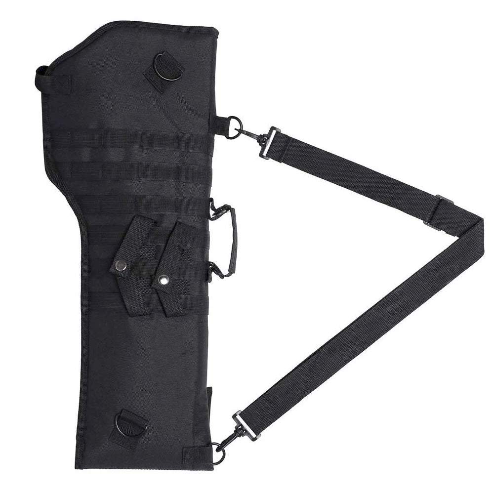 Tactical Rifle Scabbard Padded Shotgun Holster & Open-Top Sling Bag with Adjustable Shoulder Strap for Quick-Draw Carry