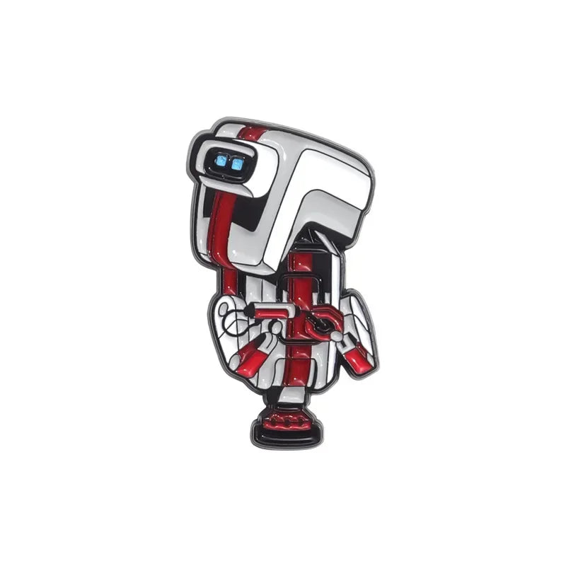 SET Walle Enamel Pins Cartoon Robot Eva Metal Brooch Backpack Badge Halloween Accessory Gifts for Friends Fashion Jewelry